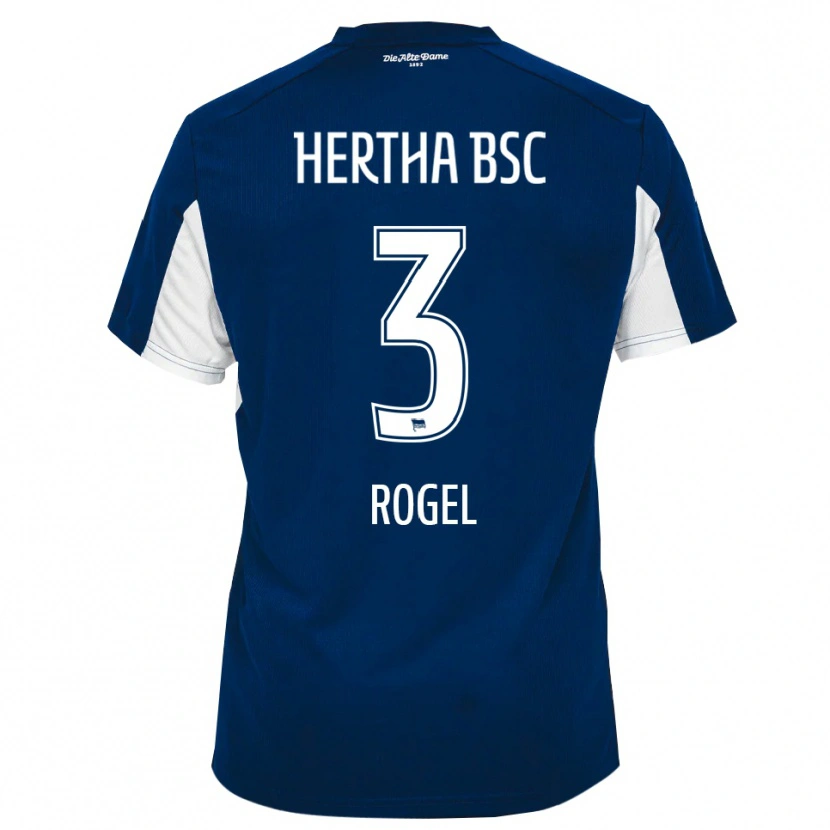 Danxen Kinder Agustín Rogel #3 Weiß Blau Heimtrikot Trikot 2025/26 T-Shirt Österreich