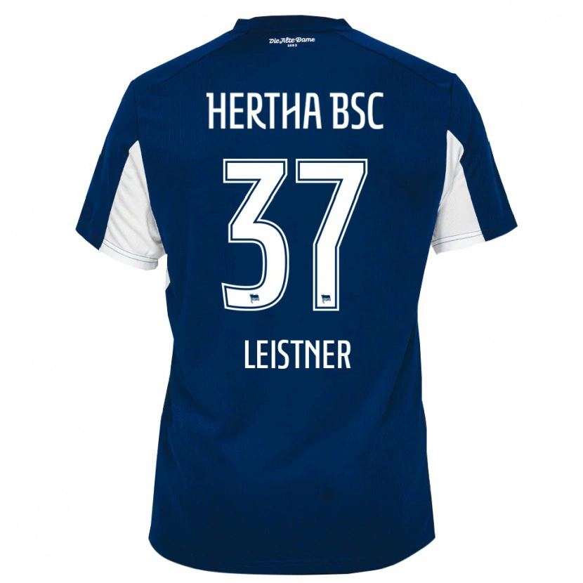 Danxen Kinder Toni Leistner #37 Weiß Blau Heimtrikot Trikot 2025/26 T-Shirt Österreich