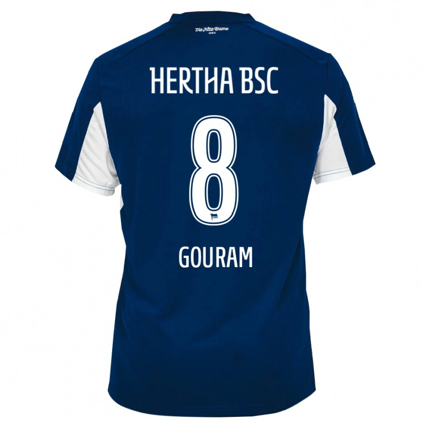 Danxen Kinder Soufian Gouram #8 Weiß Blau Heimtrikot Trikot 2025/26 T-Shirt Österreich