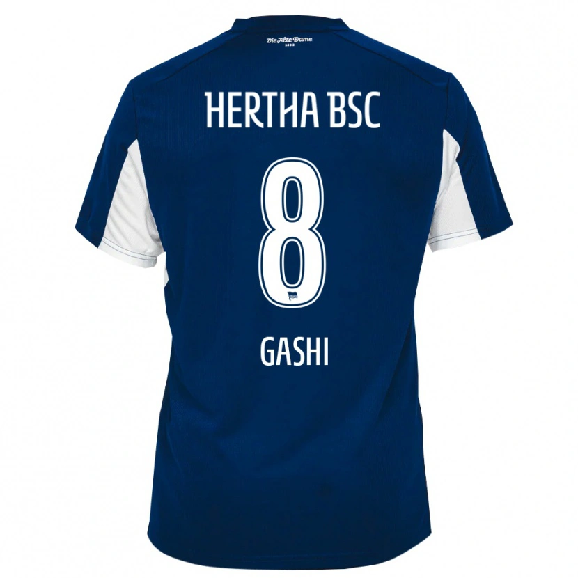 Danxen Kinder Diart Gashi #8 Weiß Blau Heimtrikot Trikot 2025/26 T-Shirt Österreich