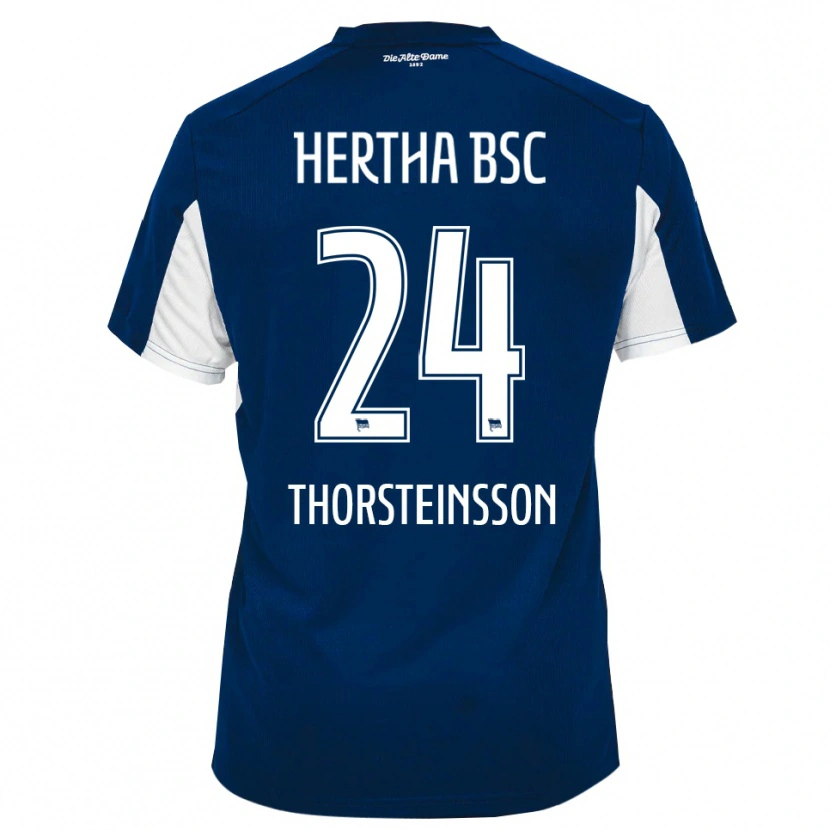 Danxen Kinder Jón Dagur Thorsteinsson #24 Weiß Blau Heimtrikot Trikot 2025/26 T-Shirt Österreich