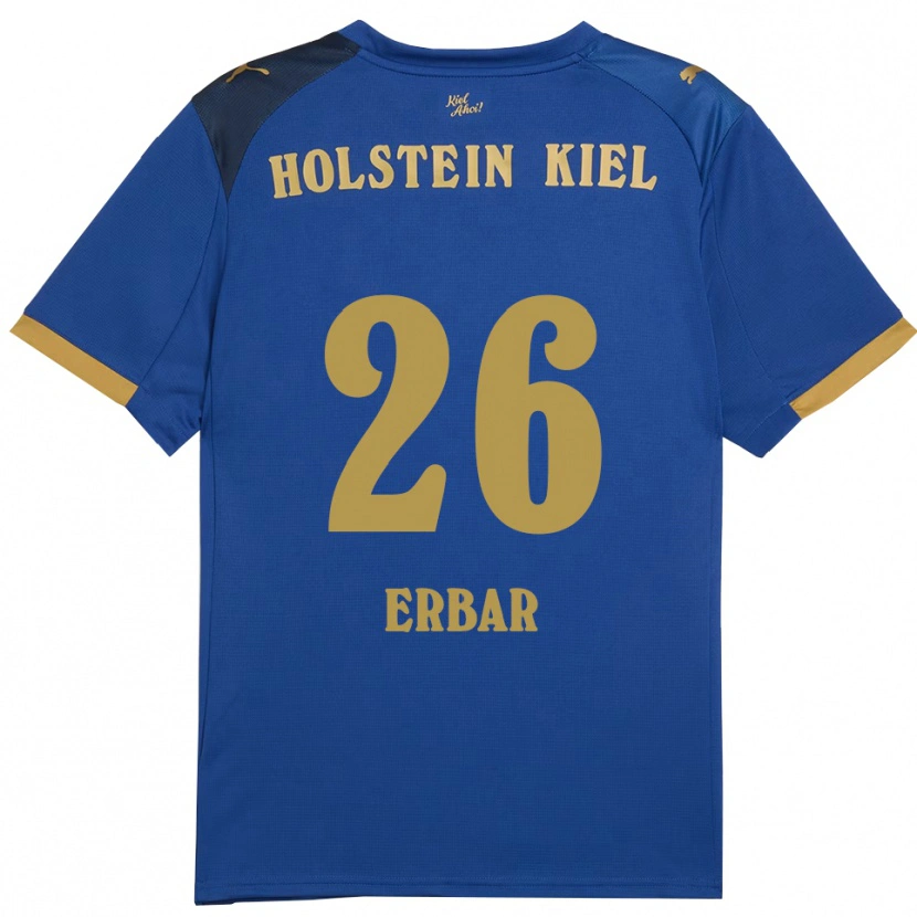Danxen Kinder Luisa Erbar #26 Blau Gold Heimtrikot Trikot 2025/26 T-Shirt Österreich