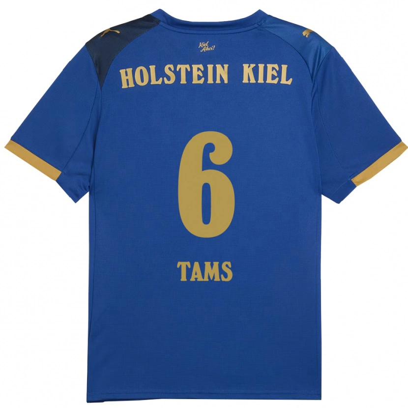 Danxen Kinder Linus Tams #6 Blau Gold Heimtrikot Trikot 2025/26 T-Shirt Österreich