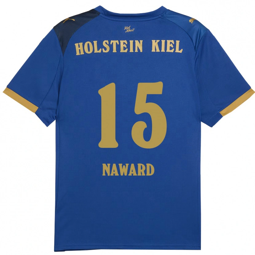 Danxen Kinder Aryanna Naward #15 Blau Gold Heimtrikot Trikot 2025/26 T-Shirt Österreich