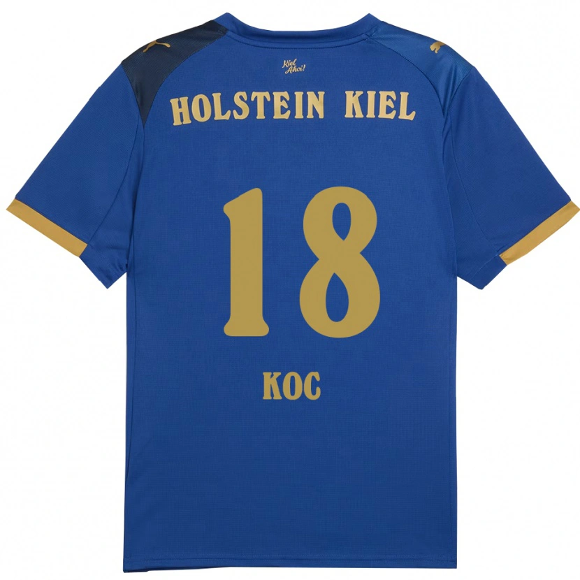 Danxen Kinder Cengizhan Koc #18 Blau Gold Heimtrikot Trikot 2025/26 T-Shirt Österreich