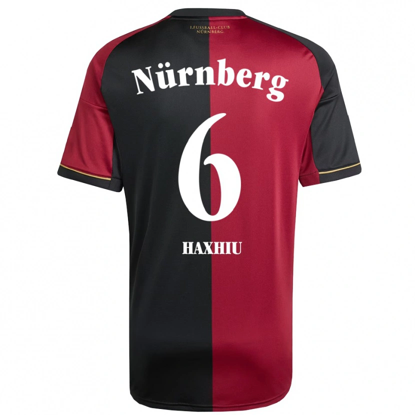 Danxen Kinder Lion Haxhiu #6 Burgunder Schwarz Heimtrikot Trikot 2025/26 T-Shirt Österreich