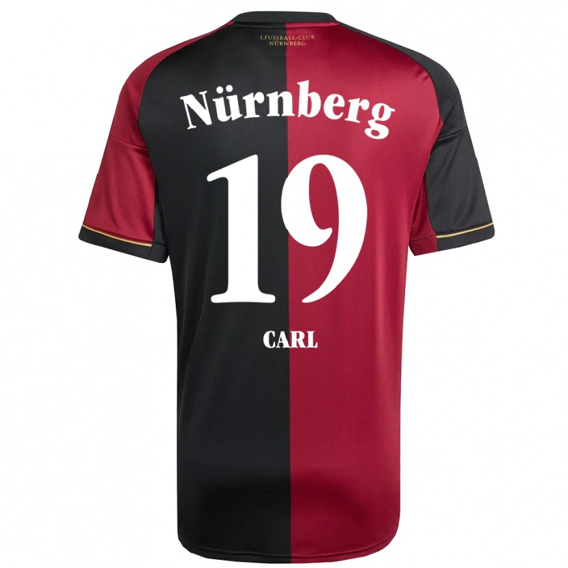 Danxen Kinder Ferdinand Carl #19 Burgunder Schwarz Heimtrikot Trikot 2025/26 T-Shirt Österreich