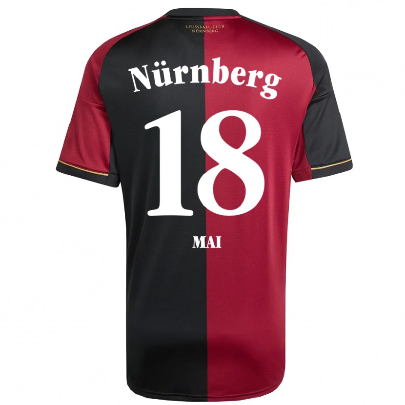 Danxen Kinder Franziska Mai #18 Burgunder Schwarz Heimtrikot Trikot 2025/26 T-Shirt Österreich
