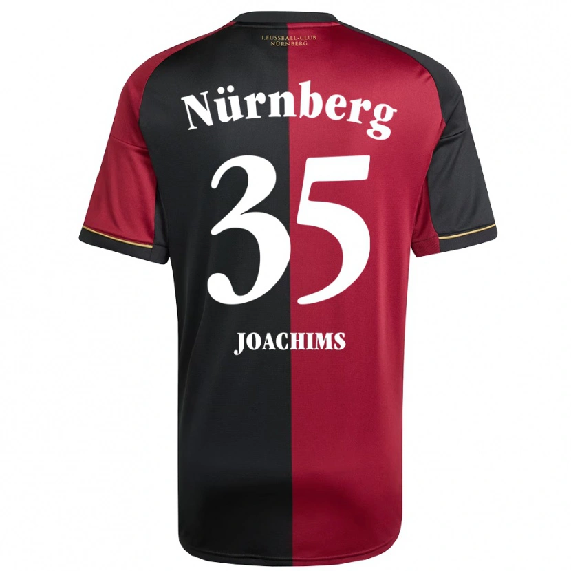 Danxen Kinder Simon Joachims #35 Burgunder Schwarz Heimtrikot Trikot 2025/26 T-Shirt Österreich