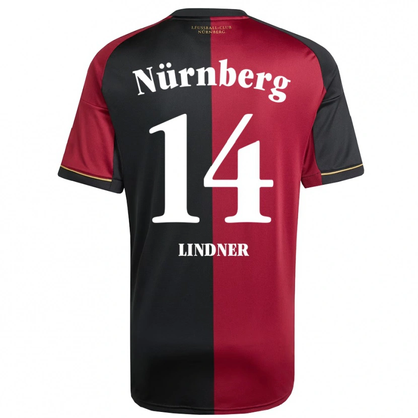 Danxen Kinder Marlene Lindner #14 Burgunder Schwarz Heimtrikot Trikot 2025/26 T-Shirt Österreich