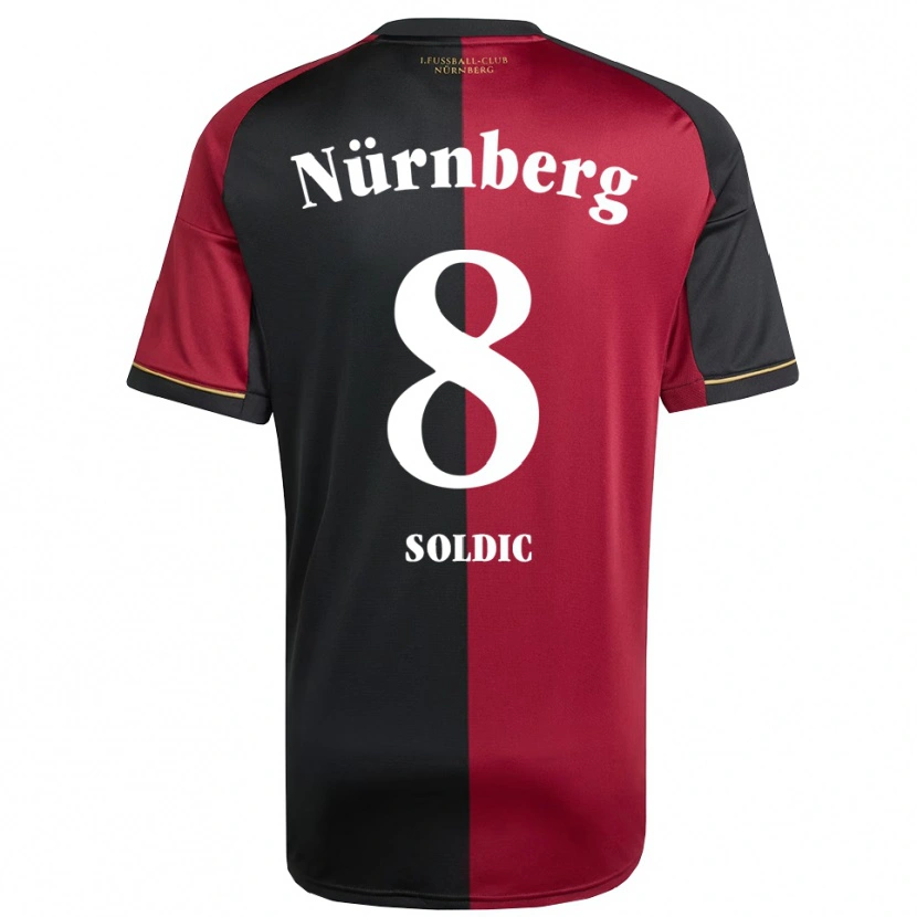 Danxen Kinder Marko Soldic #8 Burgunder Schwarz Heimtrikot Trikot 2025/26 T-Shirt Österreich