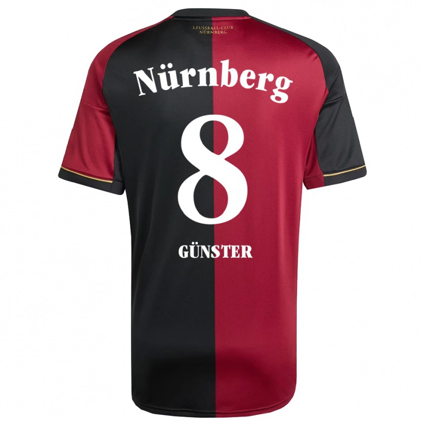 Danxen Kinder Meret Günster #8 Burgunder Schwarz Heimtrikot Trikot 2025/26 T-Shirt Österreich