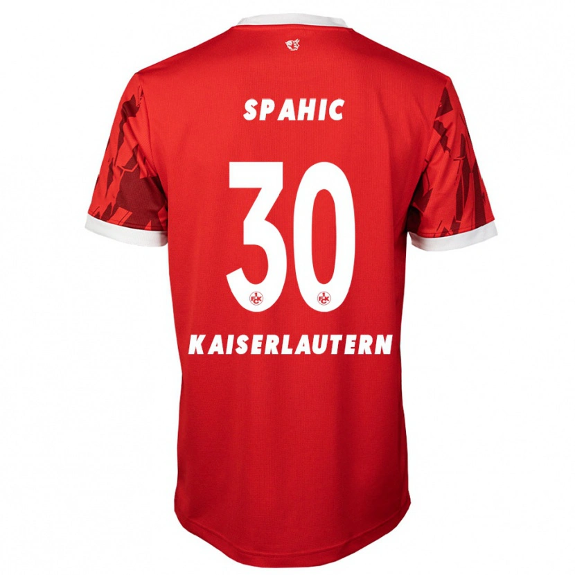 Danxen Kinder Avdo Spahic #30 Rot Weiß Heimtrikot Trikot 2025/26 T-Shirt Österreich