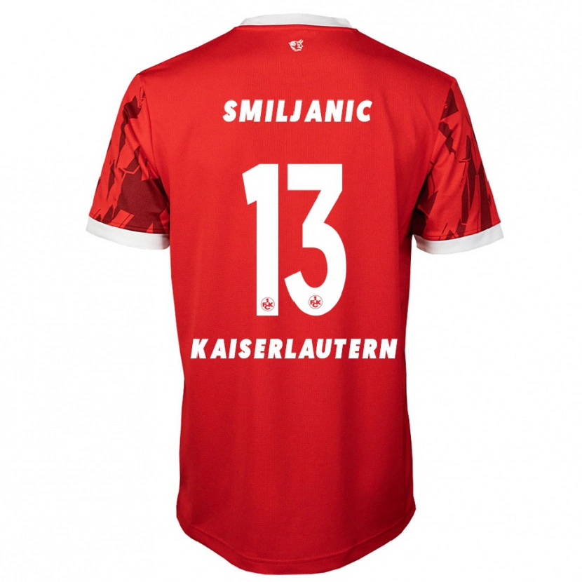 Danxen Kinder Ivan Smiljanic #13 Rot Weiß Heimtrikot Trikot 2025/26 T-Shirt Österreich