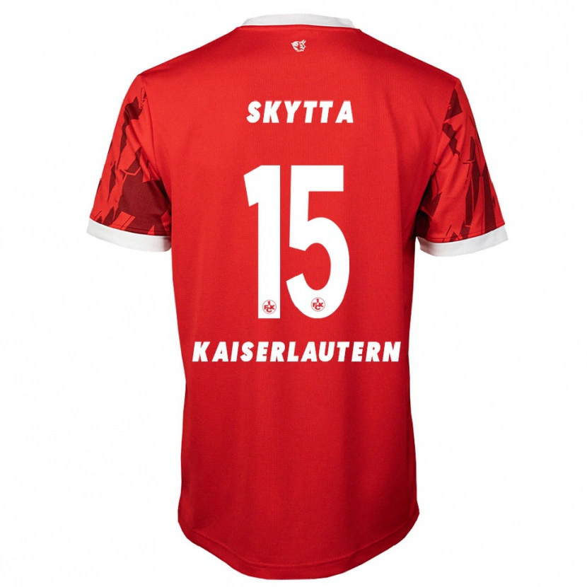 Danxen Kinder Naatan Skyttä #15 Rot Weiß Heimtrikot Trikot 2025/26 T-Shirt Österreich
