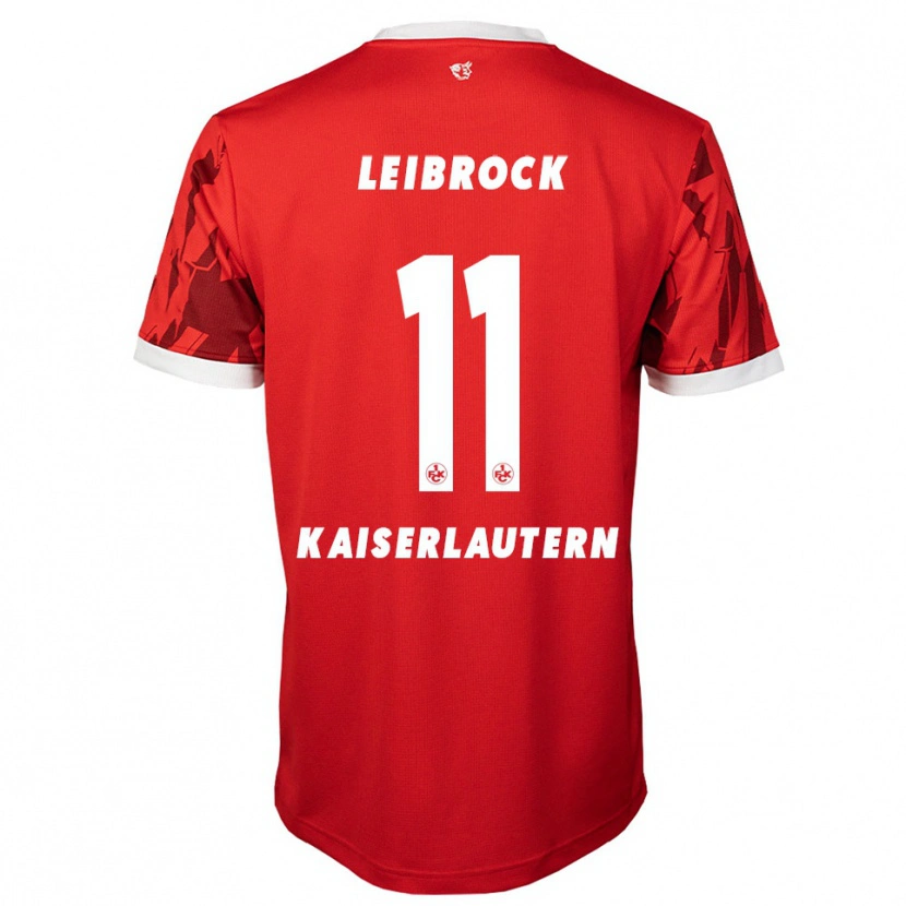 Danxen Kinder Lucas Leibrock #11 Rot Weiß Heimtrikot Trikot 2025/26 T-Shirt Österreich