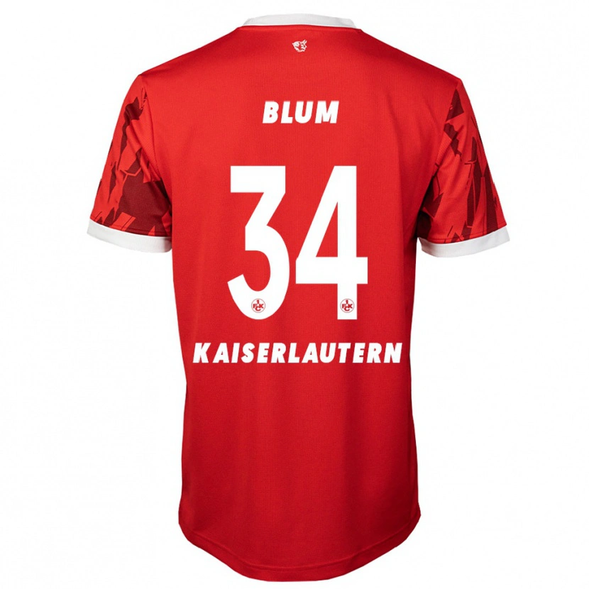 Danxen Kinder Shawn Blum #34 Rot Weiß Heimtrikot Trikot 2025/26 T-Shirt Österreich