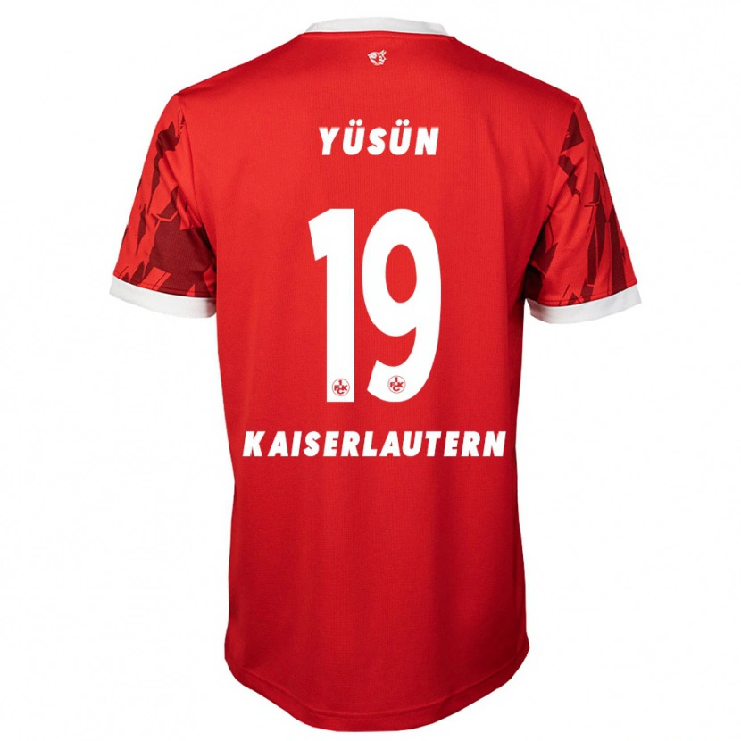 Danxen Kinder Marvin Yüsün #19 Rot Weiß Heimtrikot Trikot 2025/26 T-Shirt Österreich