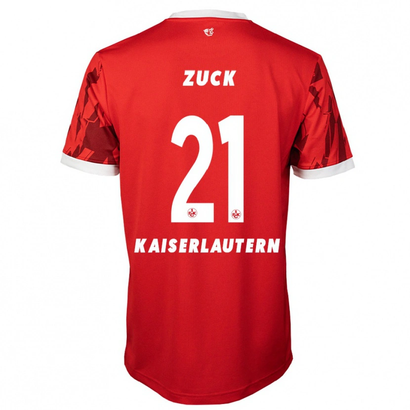Danxen Kinder Hendrick Zuck #21 Rot Weiß Heimtrikot Trikot 2025/26 T-Shirt Österreich