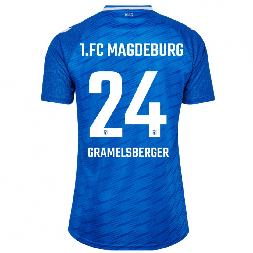Danxen Kinder Lennert Gramelsberger #24 Blau Weiß Heimtrikot Trikot 2025/26 T-Shirt Österreich
