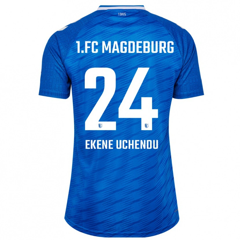 Danxen Kinder Esposito Ekene Uchendu #24 Blau Weiß Heimtrikot Trikot 2025/26 T-Shirt Österreich