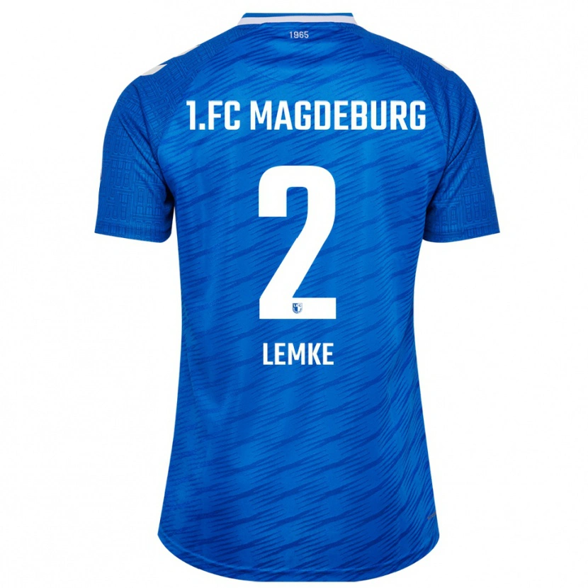 Danxen Kinder Rick Lemke #2 Blau Weiß Heimtrikot Trikot 2025/26 T-Shirt Österreich