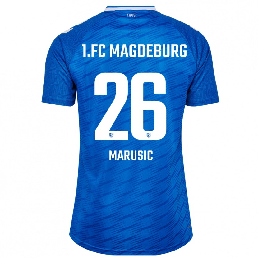 Danxen Kinder Aleksa Marusic #26 Blau Weiß Heimtrikot Trikot 2025/26 T-Shirt Österreich