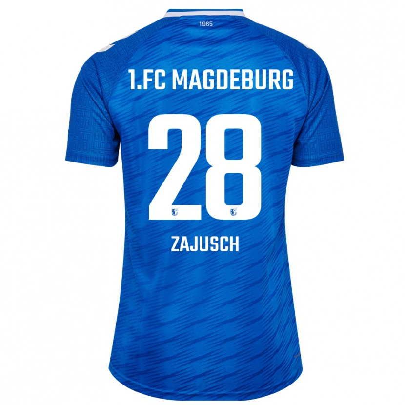 Danxen Kinder Marcel Zajusch #28 Blau Weiß Heimtrikot Trikot 2025/26 T-Shirt Österreich