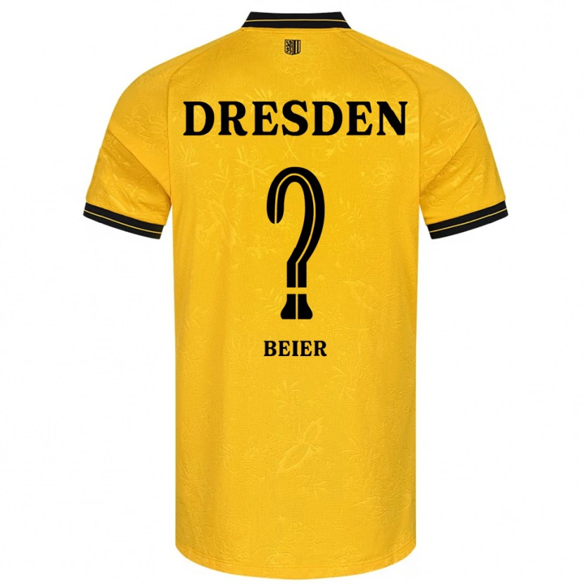 Danxen Kinder Samantha Beier #0 Gelb Schwarz Heimtrikot Trikot 2025/26 T-Shirt Österreich