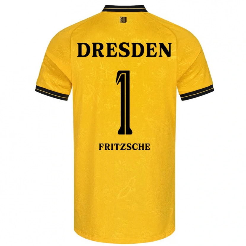 Danxen Kinder Maximus Fritzsche #1 Gelb Schwarz Heimtrikot Trikot 2025/26 T-Shirt Österreich