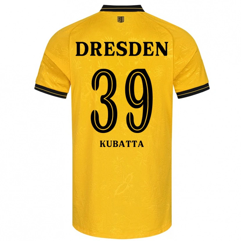 Danxen Kinder David Kubatta #39 Gelb Schwarz Heimtrikot Trikot 2025/26 T-Shirt Österreich