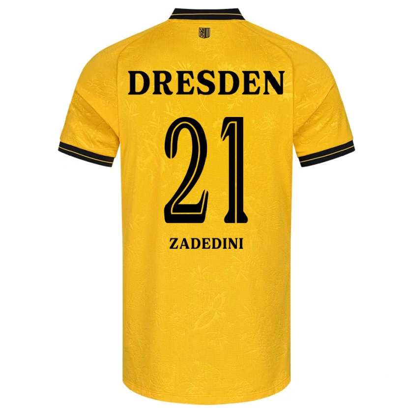 Danxen Kinder Skerd Zadedini #21 Gelb Schwarz Heimtrikot Trikot 2025/26 T-Shirt Österreich