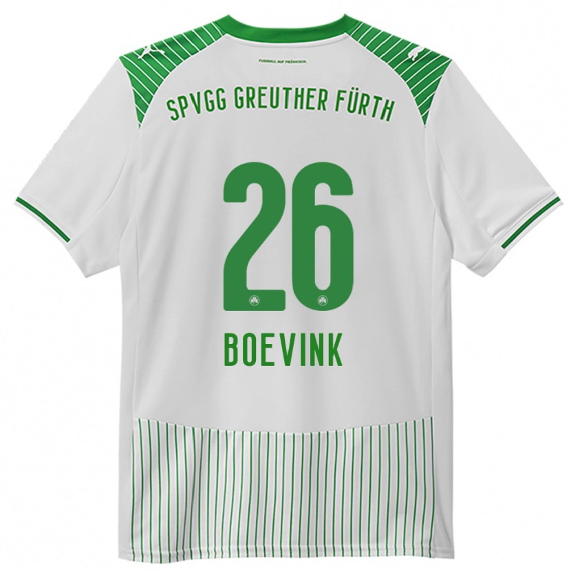 Danxen Kinder Pelle Boevink #26 Weiß Grün Heimtrikot Trikot 2025/26 T-Shirt Österreich
