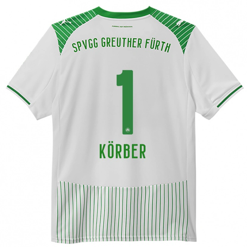 Danxen Kinder Nils Körber #1 Weiß Grün Heimtrikot Trikot 2025/26 T-Shirt Österreich