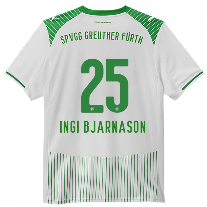 Danxen Kinder Brynjar Ingi Bjarnason #25 Weiß Grün Heimtrikot Trikot 2025/26 T-Shirt Österreich
