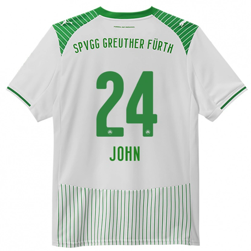 Danxen Kinder Marco John #24 Weiß Grün Heimtrikot Trikot 2025/26 T-Shirt Österreich
