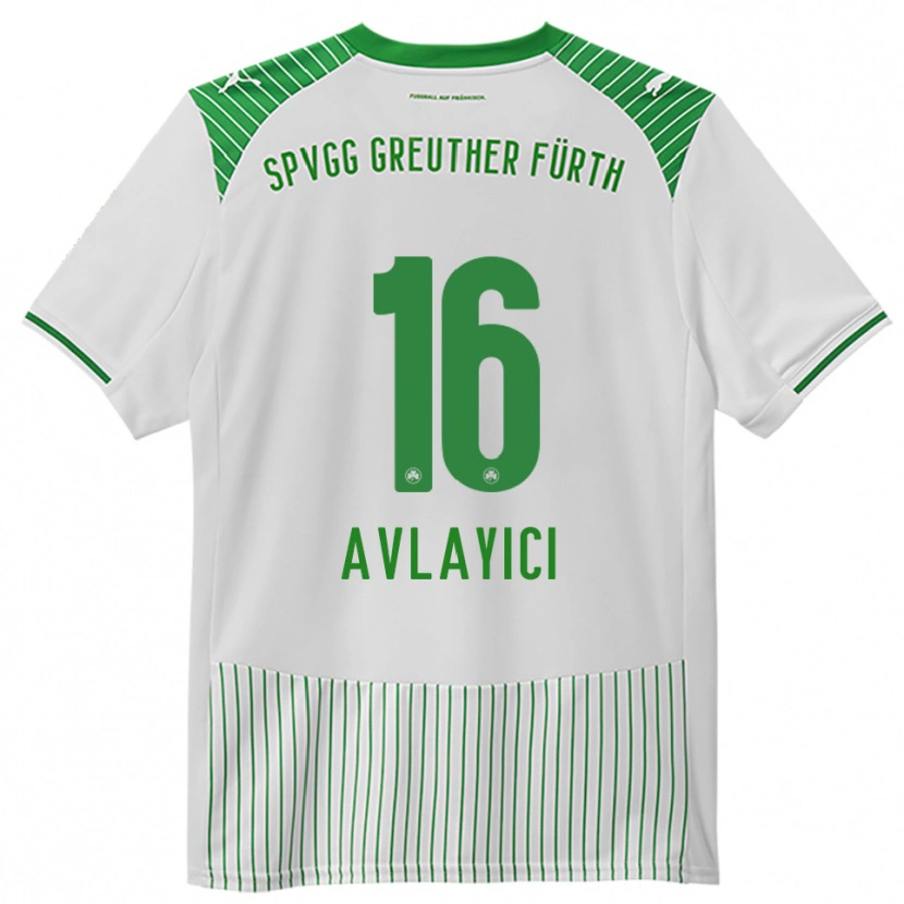 Danxen Kinder Mehmet Avlayici #16 Weiß Grün Heimtrikot Trikot 2025/26 T-Shirt Österreich