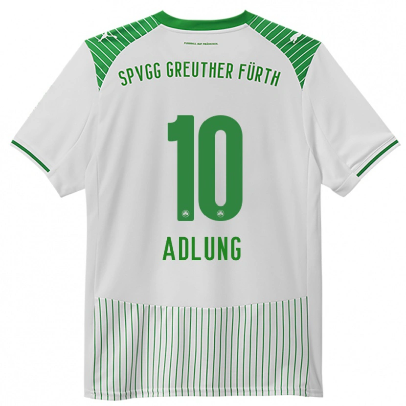 Danxen Kinder Daniel Adlung #10 Weiß Grün Heimtrikot Trikot 2025/26 T-Shirt Österreich