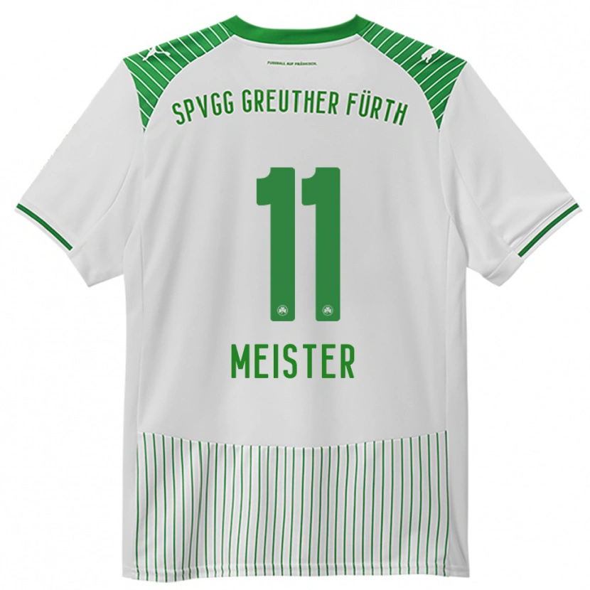 Danxen Kinder Christoph Meister #11 Weiß Grün Heimtrikot Trikot 2025/26 T-Shirt Österreich