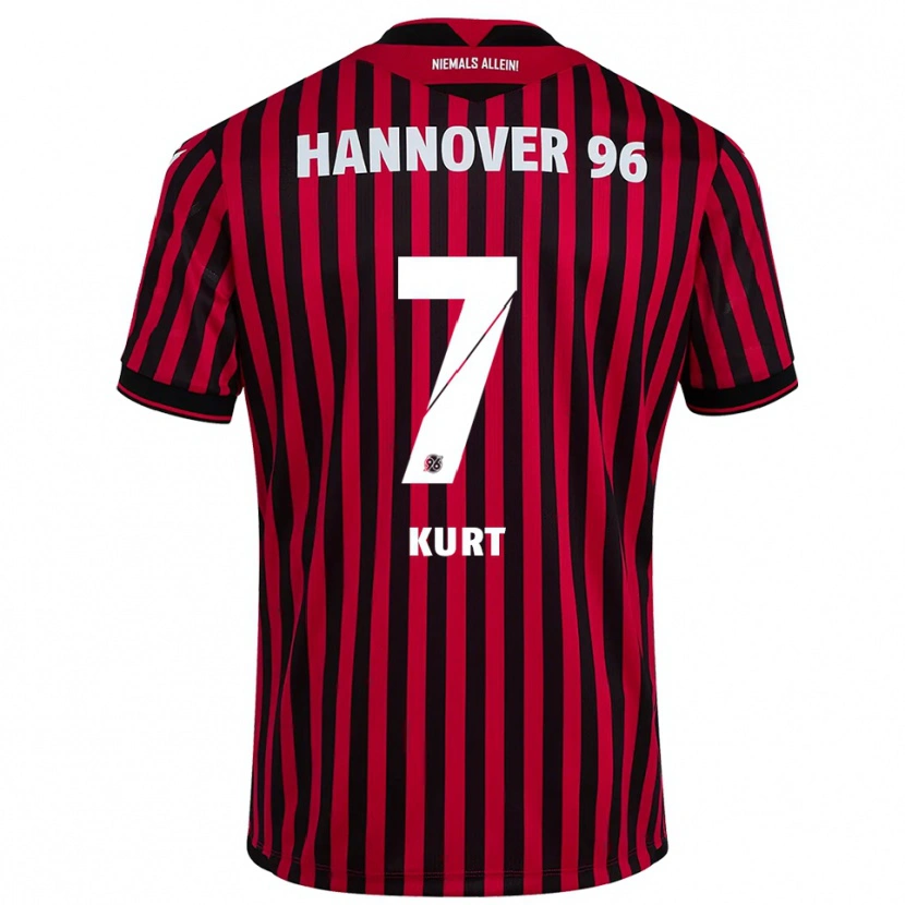 Danxen Kinder Taycan Kurt #7 Rot Schwarz Heimtrikot Trikot 2025/26 T-Shirt Österreich