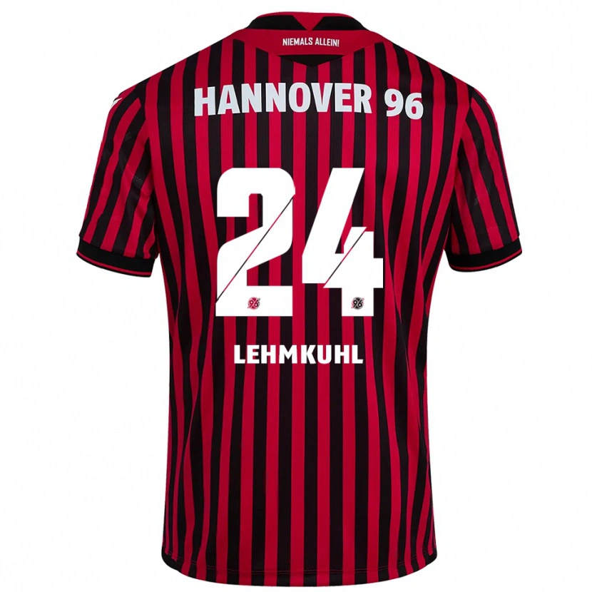 Danxen Kinder Camillo Lehmkuhl #24 Rot Schwarz Heimtrikot Trikot 2025/26 T-Shirt Österreich