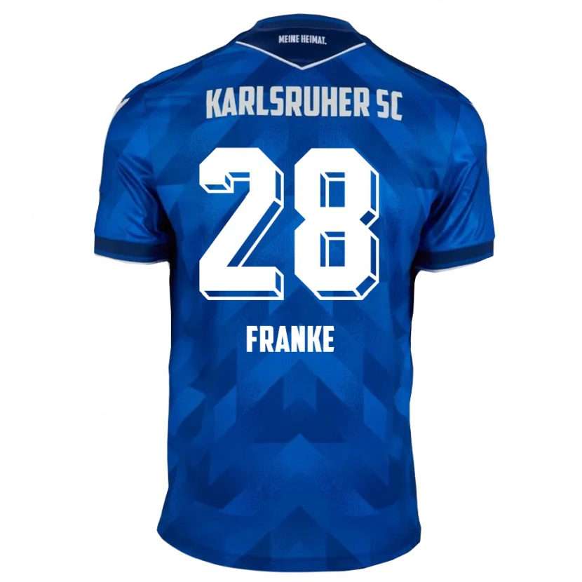 Danxen Kinder Marcel Franke #28 Blau Weiß Heimtrikot Trikot 2025/26 T-Shirt Österreich