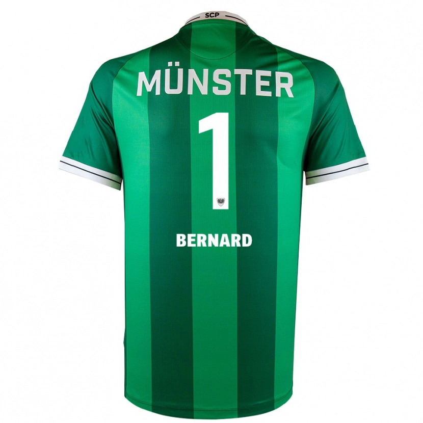 Danxen Kinder Jan Bernard #1 Grün Weiß Heimtrikot Trikot 2025/26 T-Shirt Österreich