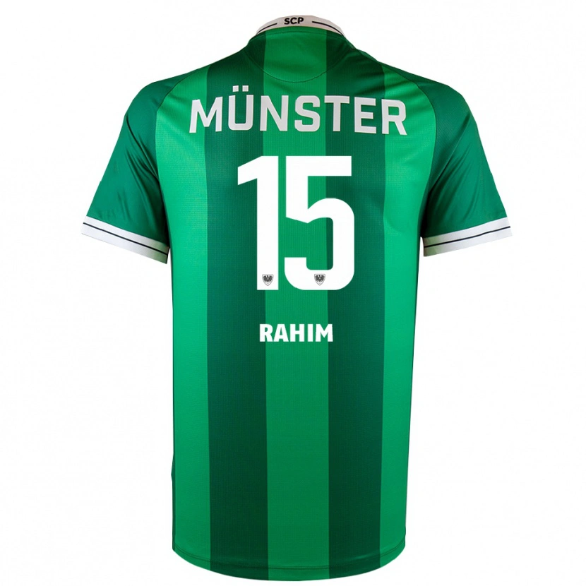 Danxen Kinder David Rahim #15 Grün Weiß Heimtrikot Trikot 2025/26 T-Shirt Österreich
