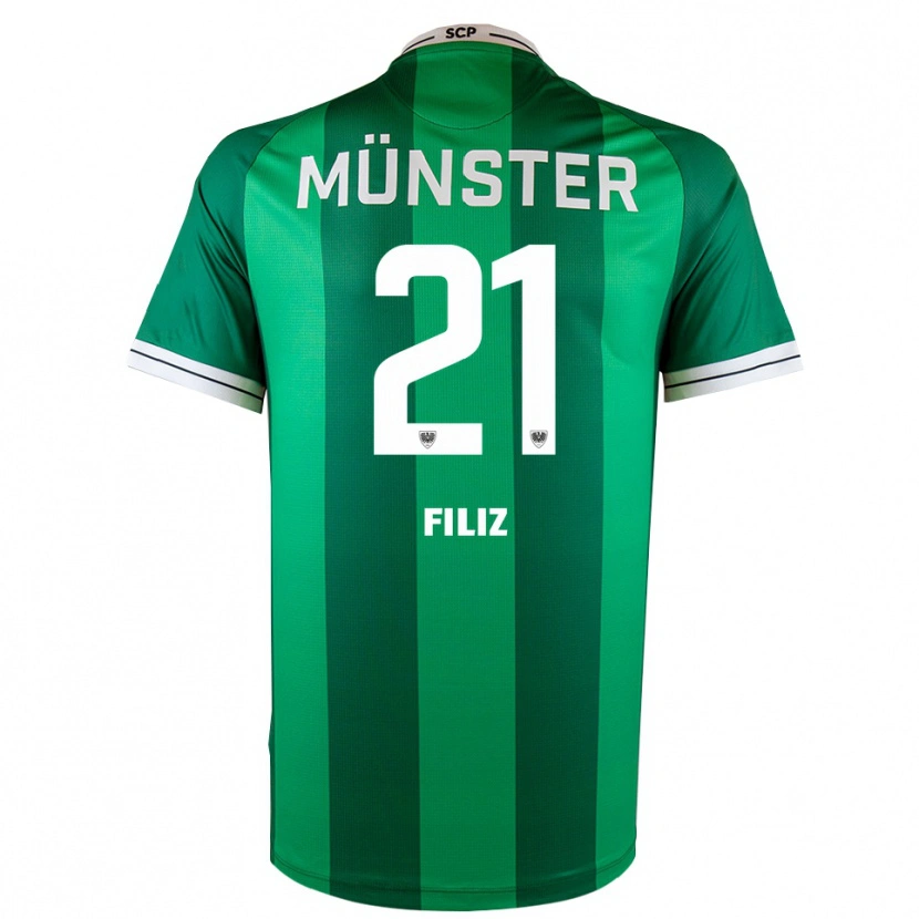 Danxen Kinder Mete Filiz #21 Grün Weiß Heimtrikot Trikot 2025/26 T-Shirt Österreich