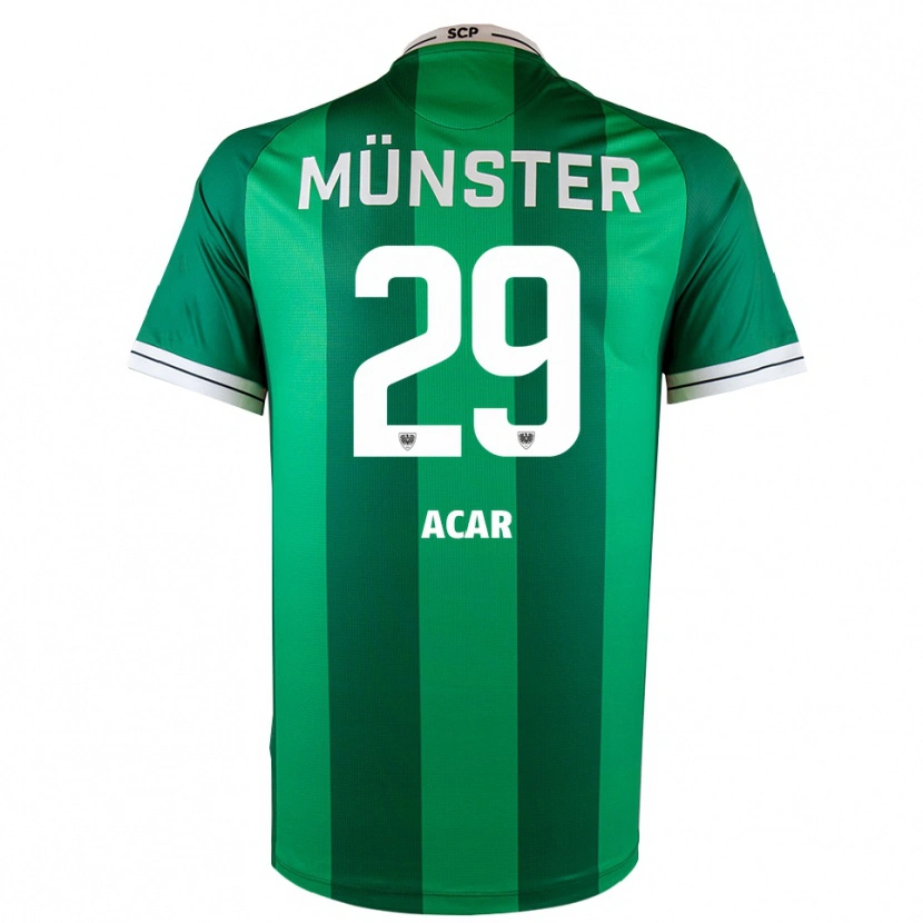 Danxen Kinder Ryan Acar #29 Grün Weiß Heimtrikot Trikot 2025/26 T-Shirt Österreich