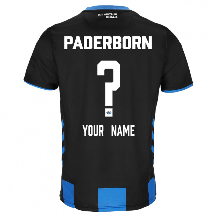 Danxen Kinder Ihren Namen #0 Schwarz Blau Heimtrikot Trikot 2025/26 T-Shirt Österreich