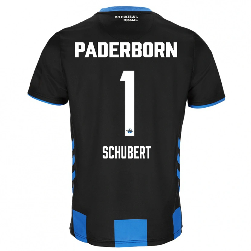 Danxen Kinder Markus Schubert #1 Schwarz Blau Heimtrikot Trikot 2025/26 T-Shirt Österreich