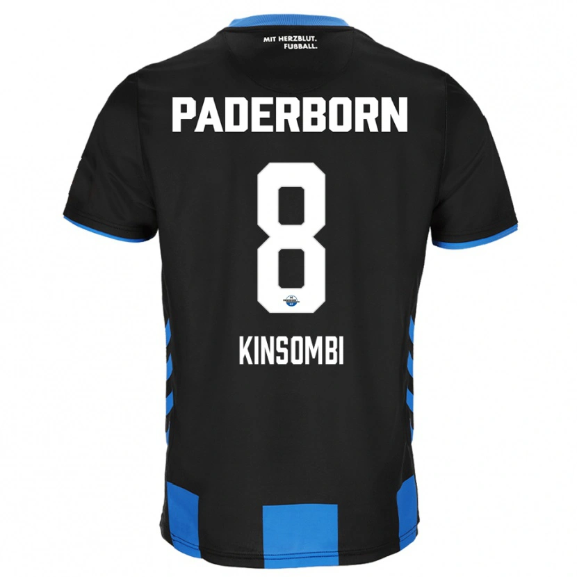 Danxen Kinder David Kinsombi #8 Schwarz Blau Heimtrikot Trikot 2025/26 T-Shirt Österreich