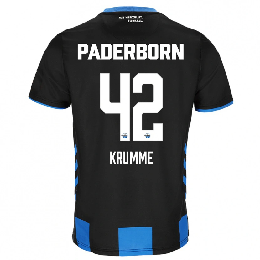 Danxen Kinder Kevin Krumme #42 Schwarz Blau Heimtrikot Trikot 2025/26 T-Shirt Österreich